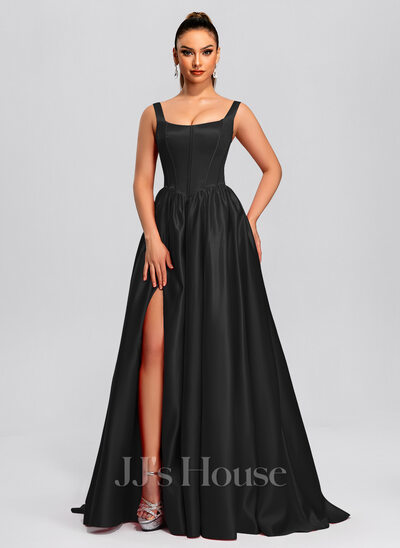 Tinslee Square Satin Prom Dress | JJ's House