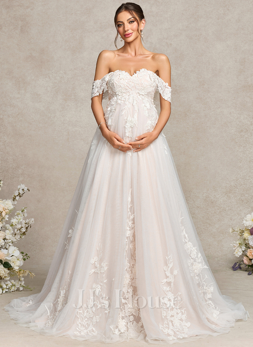 strapless open back dress Angel Maternity Roxy Lace Baby Shower Dress main image 1