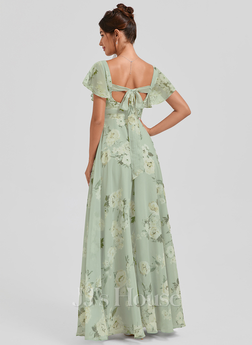 Braley A-line Ruffle Chiffon Bridesmaid Dress | JJ's House Braley A-line Ruffle Chiffon Bridesmaid Dress | JJ's House
