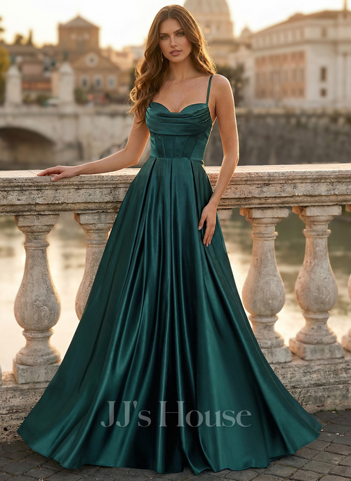 green emerald velvet dress Reb & J