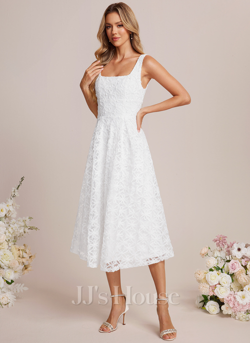 Carly Square Lace Homecoming Dress | JJ's House