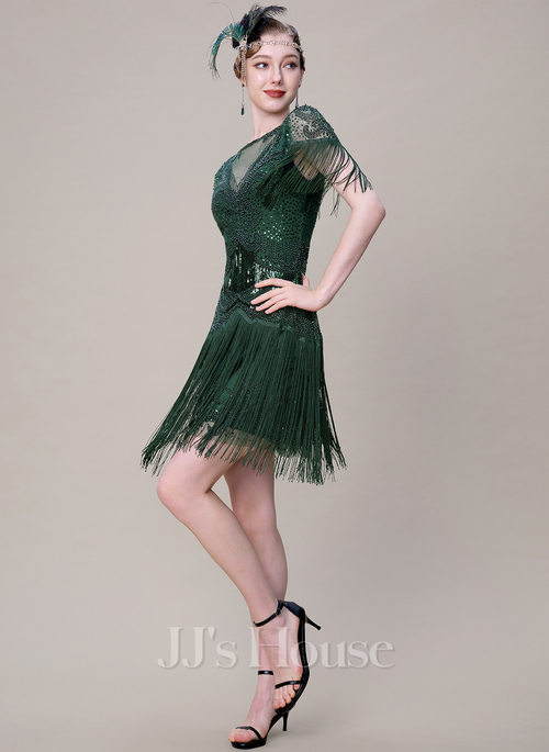 Brayla Beaded 1920s Flapper Dress | JJ's House