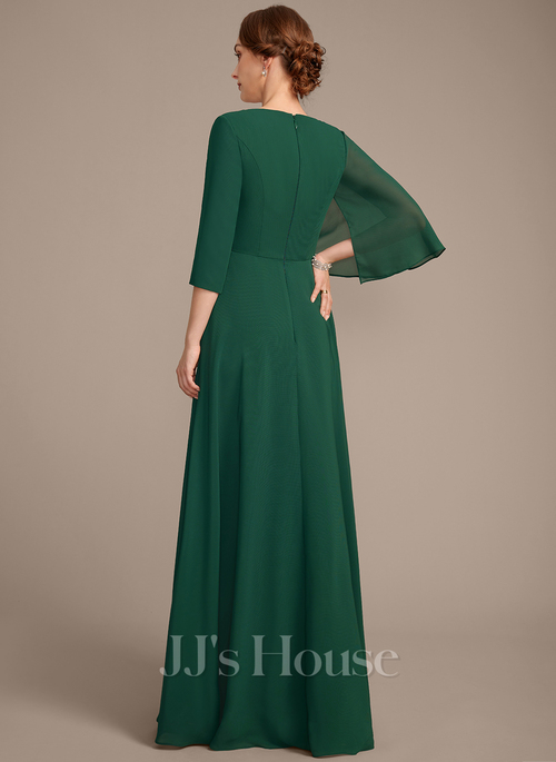 Eliz A-line Pleated Chiffon Mother of the Bride Dress | JJ's House Eliz A-line Pleated Chiffon Mother of the Bride Dress | JJ's House
