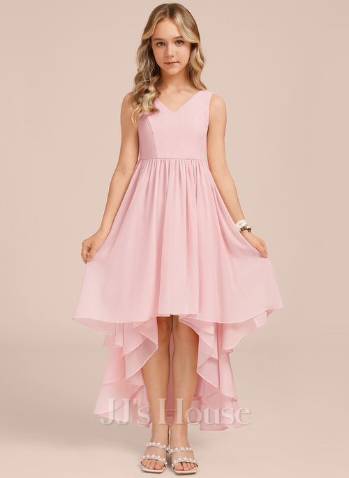blue dress for baby girl Zapaka Women Junior Bridesmaid Dress Green Lace and Chiffon Halter Wedding Guest Dress, Green / J14 main image 0