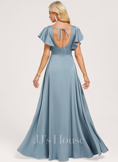 matte bridesmaid dress KissProm