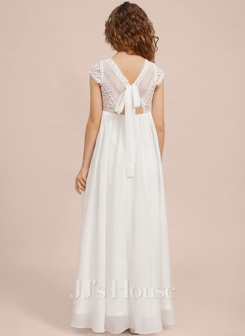 Ysabeau A-line Chiffon Junior Bridesmaid Dress | JJ's House