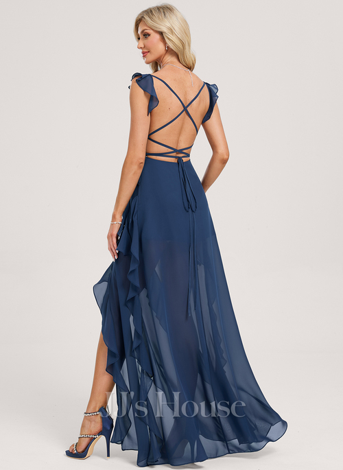Caetana A-line Chiffon Bridesmaid Dress | JJ's House