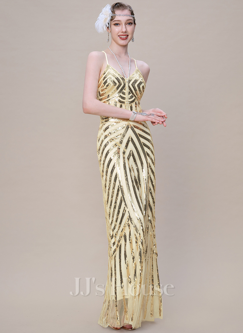 white and gold flapper dress Vintage Pearl White Beaded Fringe Flapper Dress – Recess main image 0