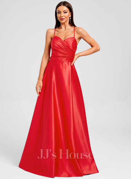 slim fit dress slacks A Line V Neck Sky Blue Backless Prom Dresses, Open Back Long Satin For –  jbydress