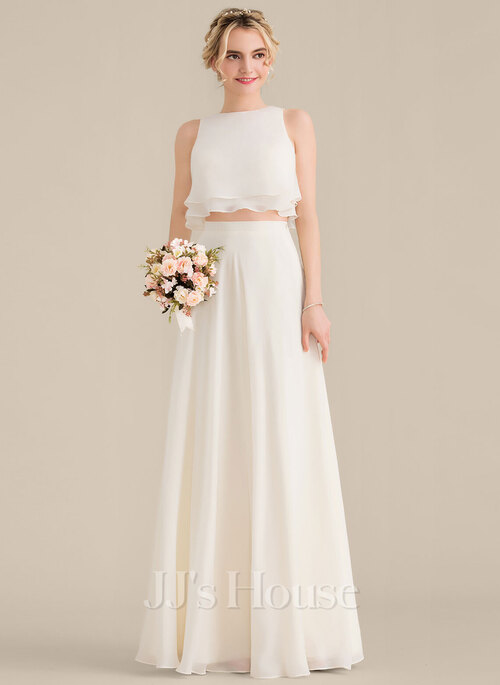 Zosia A-line Chiffon Bridesmaid Dress | JJ's House