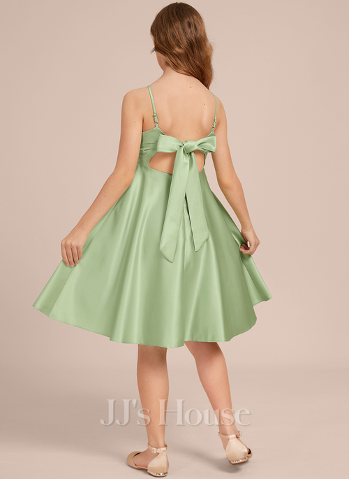 knee length junior bridesmaid dresses Lilac Chiffon Bridesmaid Dresses Mixed Style – Lisposa main image 0