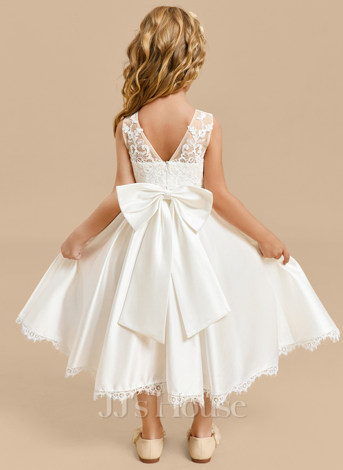 lace homecoming dresses short Cute White Floral V Neck Lace Short Prom Homecoming Dresses, Short Whi –  Lwt Dress main image 1