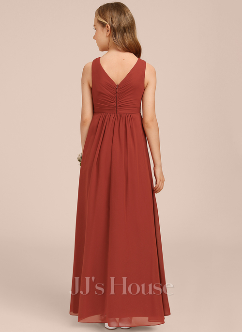 Mateea A-line Chiffon Junior Bridesmaid Dress | JJ's House