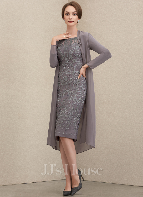 Christine Fuera Del Hombro Hasta El Topillo Gasa Vestido Lilac main image 0