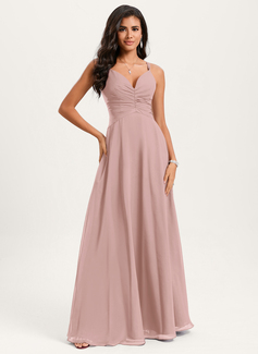 A-line Chiffon Dress