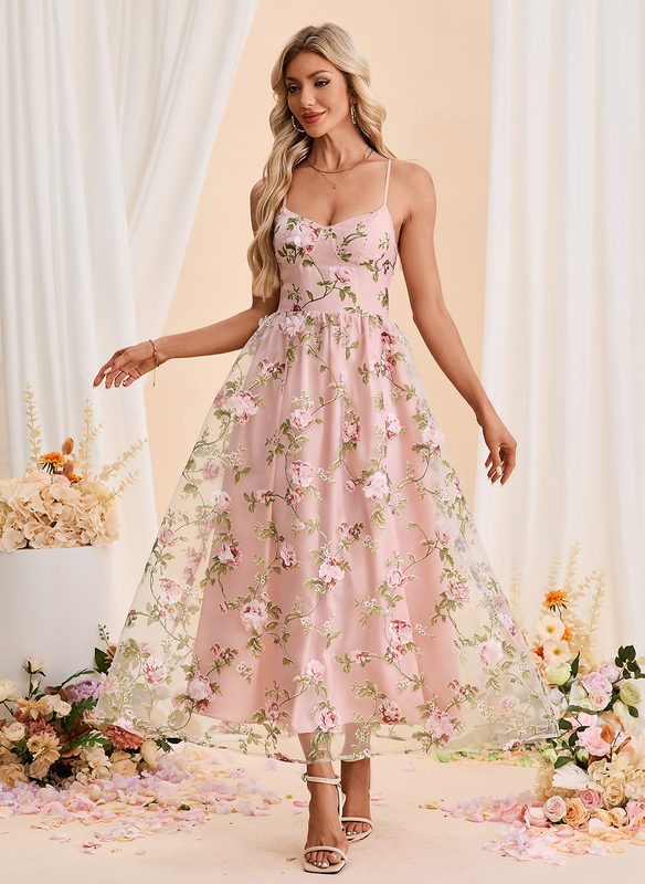 Avaleigh Organza Maxi Cocktail Dress | JJ's House