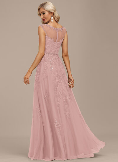 strapless open back dress Dusty Pink Strapless Cowl Neck Long Bridesmaid Dress with Slit main image 1