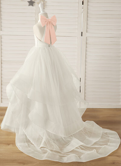 Ball-Gown/Princess Bow Tulle Dress