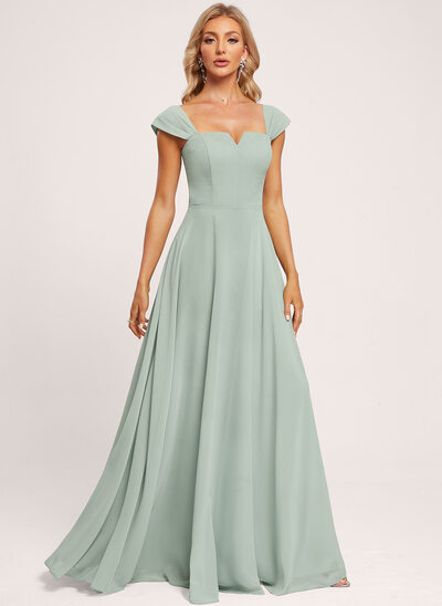 sachin and babi light blue dress One Shoulder Off The Shoulder Chiffon Wedding Guest Dress, Gold main image 1