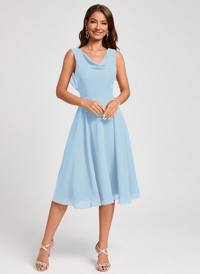 open lace back dress Backless Sky Blue Floral Lace Formal Prom Dress main image 0