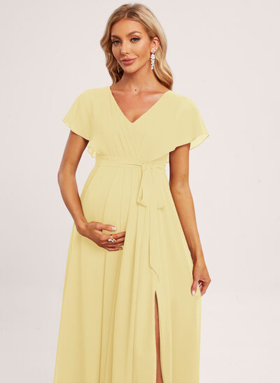 Yellow Satin Maternity Dress Maternity Gwen Satin Dress Yellow Satin Maternity Dress Maternity Gwen Satin Dress