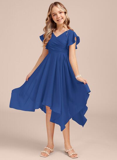 A-line Chiffon Dress
