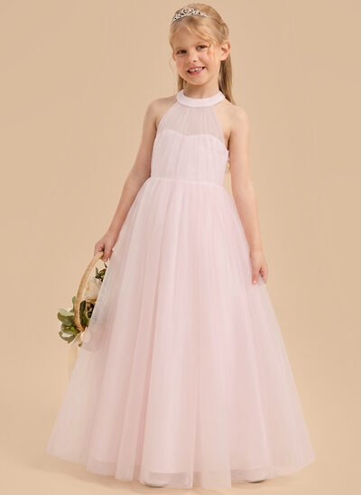 A-line Bow Tulle Dress