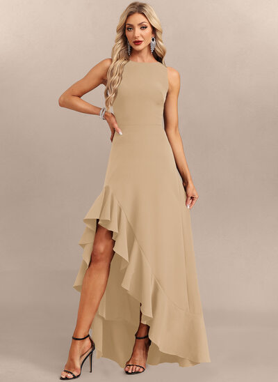 Kjole Maxi i Stretch crepe