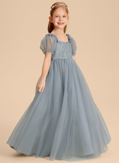 Dusty Blue Flower Girl Dresses | JJ's House