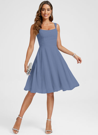 Kjole Midi i Chiffon