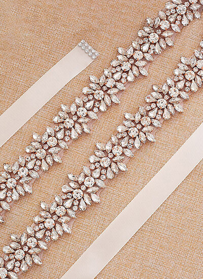 rose gold sash for dress Bohemian Rose Gold Wedding Dress Belt – Wedding Accessory