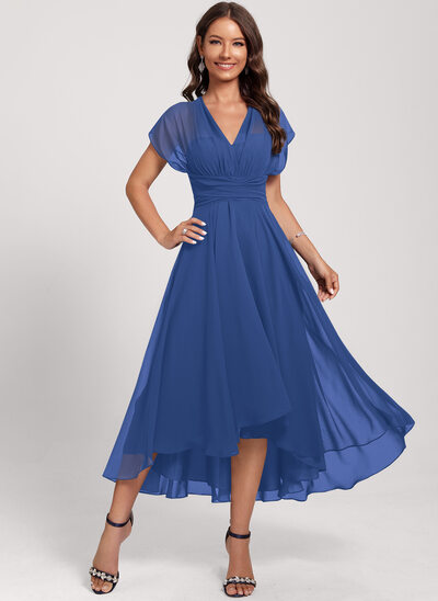 green emerald velvet dress Off Shoulder Short Royal Blue Prom Dresses, Short Royal Blue Formal Ho –  jbydress main image 0