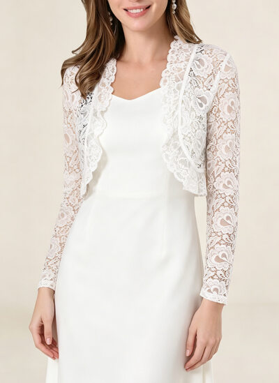 Bridal Gowns Jjshouse Bolero Jackets Chiffon Long Sleeves Wedding Bridal  Bolero #417752