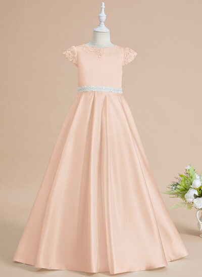 Ball-Gown/Princess Bow Lace Dress