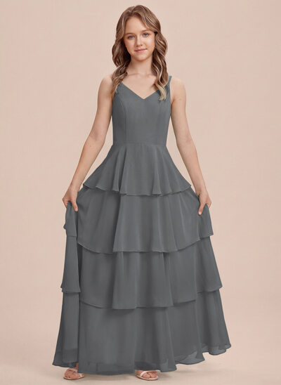 Ball-Gown/Princess Chiffon Dress