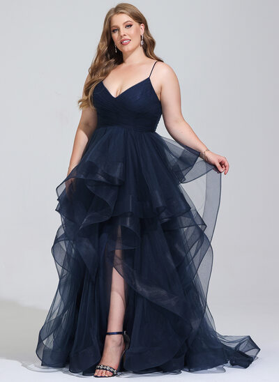 black formal dresses uk CL2035 Sequin-Tulle Long Black Formal Dress