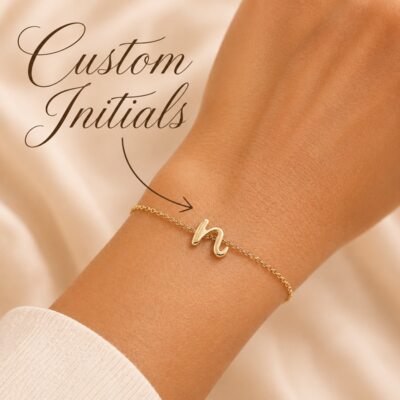 1 pc persoonlijke armband effen kleur legering
