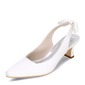 Eily Bridal Brautschuhe Frauen Seide Wie Satin Stiletto Heel Closed