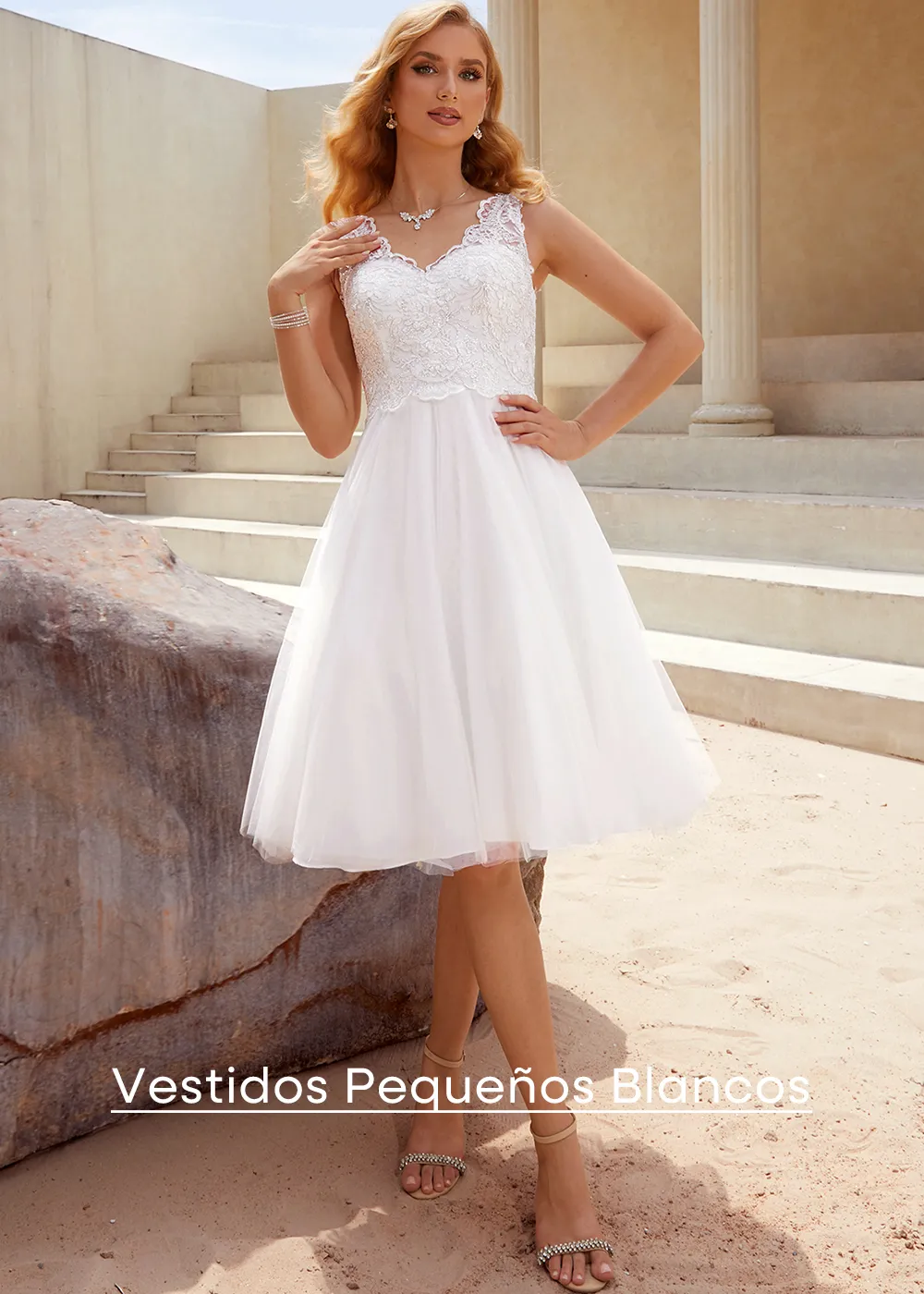 Vestidos blancos cortos